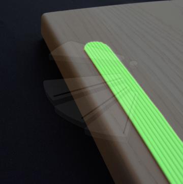 Lichtgevende antislip trap